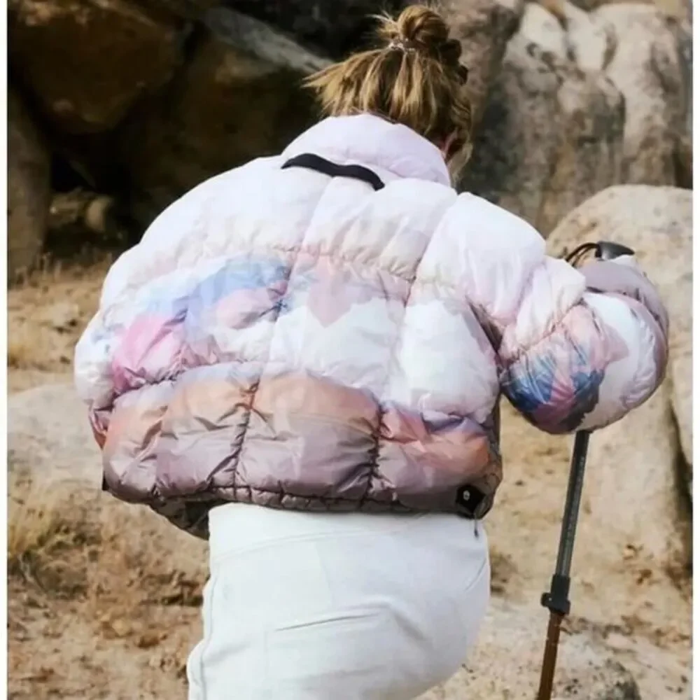 New! Free People Movement In A Bubble Shine Jacket,‎ size M